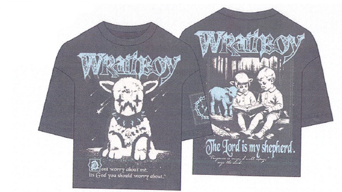 Wrathboy The Lord is my shepherd tshirt (BLACK)