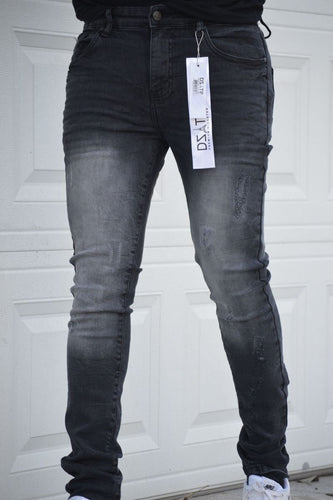 DZTR SUPER STRETCH DENIM - SLIM FIT - BUBBLE BLK