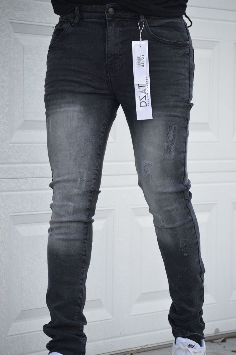DZTR SUPER STRETCH DENIM - SLIM FIT - BUBBLE BLK