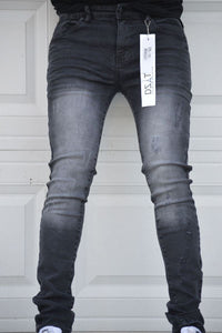 DZTR SUPER STRETCH DENIM - SLIM FIT - BUBBLE BLK