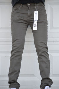 DZTR SUPER STRETCH DENIM - SLIM FIT - BROWN