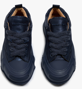 Valabasas "VISION" NAVY LEATHER LOW TOP