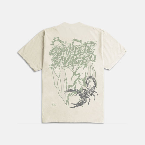 Outrnk Complete Savage Ultra Heavyweight T-shirt (Cream)