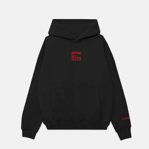 Outrnk Him Embroidered Premium Hoodie (Black)