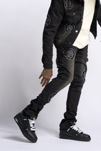 Load image into Gallery viewer, PHEELINGS SEWN TOGETHER STACKED DENIM (BLACK WASH)