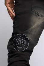 Load image into Gallery viewer, PHEELINGS SEWN TOGETHER STACKED DENIM (BLACK WASH)