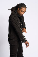 Load image into Gallery viewer, PHEELINGS METAMORPHOSIS DENIM JACKET (Black)