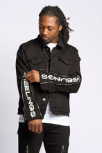 Load image into Gallery viewer, PHEELINGS METAMORPHOSIS DENIM JACKET (Black)