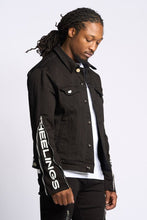Load image into Gallery viewer, PHEELINGS METAMORPHOSIS DENIM JACKET (Black)