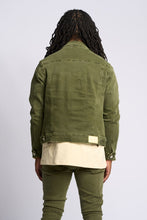 Load image into Gallery viewer, PHEELINGS METAMORPHOSIS DENIM JACKET (Olive)
