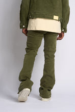 Load image into Gallery viewer, PHEELINGS WITHDRAWN STACKED DENIM (OLIVE)