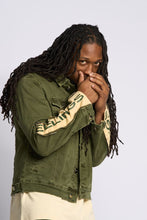 Load image into Gallery viewer, PHEELINGS METAMORPHOSIS DENIM JACKET (Olive)