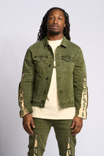 Load image into Gallery viewer, PHEELINGS METAMORPHOSIS DENIM JACKET (Olive)