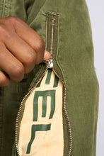 Load image into Gallery viewer, PHEELINGS METAMORPHOSIS DENIM JACKET (Olive)
