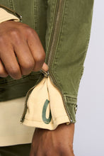 Load image into Gallery viewer, PHEELINGS METAMORPHOSIS DENIM JACKET (Olive)