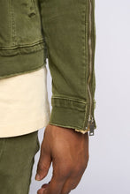 Load image into Gallery viewer, PHEELINGS METAMORPHOSIS DENIM JACKET (Olive)