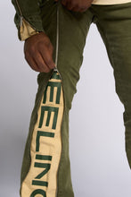 Load image into Gallery viewer, PHEELINGS WITHDRAWN STACKED DENIM (OLIVE)