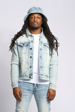 Load image into Gallery viewer, PHEELINGS BE THE LIGHT DENIM JACKET (LIGHT BLUE)
