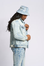 Load image into Gallery viewer, PHEELINGS BE THE LIGHT DENIM JACKET (LIGHT BLUE)