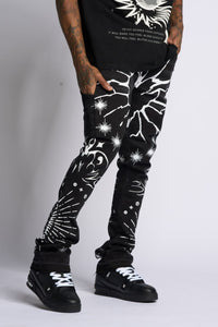 PHEELINGS SACRED STACK JEANS (Black)