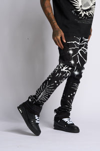 PHEELINGS SACRED STACK JEANS (Black)