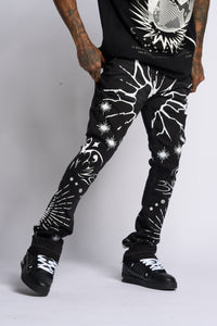PHEELINGS SACRED STACK JEANS (Black)