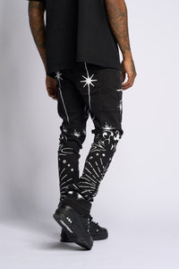 PHEELINGS SACRED STACK JEANS (Black)