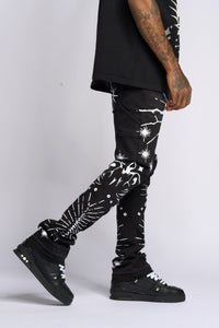 PHEELINGS SACRED STACK JEANS (Black)