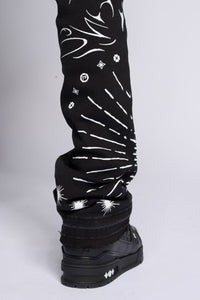 PHEELINGS SACRED STACK JEANS (Black)