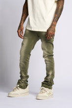 Load image into Gallery viewer, PHEELINGS 12AM MOMENTS STACKED DENIM (OLIVE)