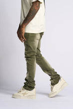 Load image into Gallery viewer, PHEELINGS 12AM MOMENTS STACKED DENIM (OLIVE)