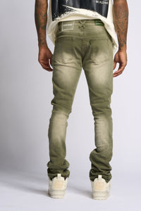 PHEELINGS 12AM MOMENTS STACKED DENIM (OLIVE)