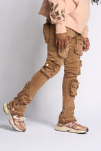 Load image into Gallery viewer, PHEELINGS JOURNEY TO GREATNESS FLARE STACK DENIM (Brown)