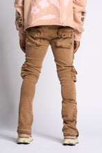 Load image into Gallery viewer, PHEELINGS JOURNEY TO GREATNESS FLARE STACK DENIM (Brown)