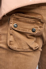 Load image into Gallery viewer, PHEELINGS JOURNEY TO GREATNESS FLARE STACK DENIM (Brown)