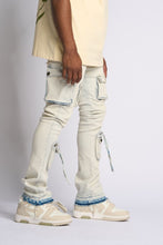 Load image into Gallery viewer, PHEELINGS PHEELING ALONE STACK CARGO DENIM (LIGHT BLUE)
