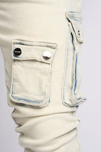 Load image into Gallery viewer, PHEELINGS PHEELING ALONE STACK CARGO DENIM (LIGHT BLUE)