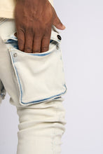 Load image into Gallery viewer, PHEELINGS PHEELING ALONE STACK CARGO DENIM (LIGHT BLUE)