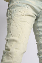 Load image into Gallery viewer, PHEELINGS LOVE IS PAIN EMBOSSED SKINNY DENIM (LIGHT BLUE/SAND)