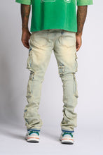 Load image into Gallery viewer, PHEELINGS GRAVATUS STACK CARGO DENIM (SAND/LIGHT BLUE)