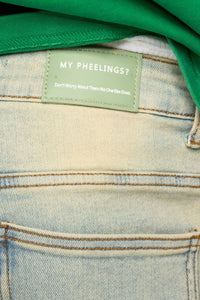 PHEELINGS GRAVATUS STACK CARGO DENIM (SAND/LIGHT BLUE)