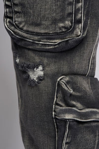 PHEELINGS JOURNEY TO GREATNESS FLARE STACK DENIM (BLACK)