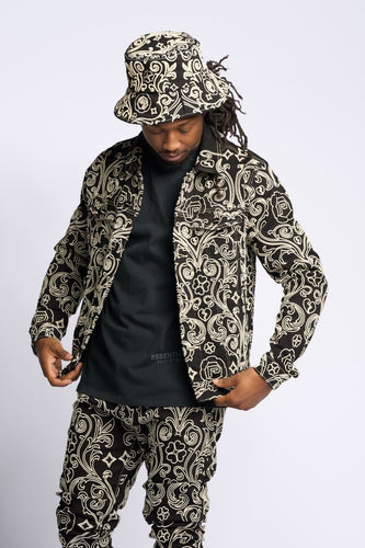 PHEELINGS LÜKS DENIM JACKET (JET BLACK)