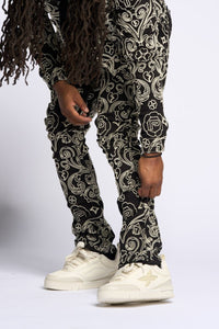 PHEELINGS OPERA STACK DENIM (JET BLACK)