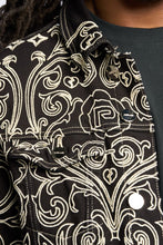 Load image into Gallery viewer, PHEELINGS LÜKS DENIM JACKET (JET BLACK)