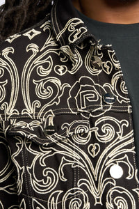 PHEELINGS LÜKS DENIM JACKET (JET BLACK)