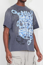 Load image into Gallery viewer, First Row WASHED HUMANITY FIRST CHAIN TEE (GREY)