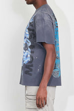 Load image into Gallery viewer, First Row WASHED HUMANITY FIRST CHAIN TEE (GREY)
