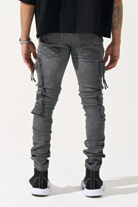SERENEDE GRANITE Cargo Jeans (GREY)