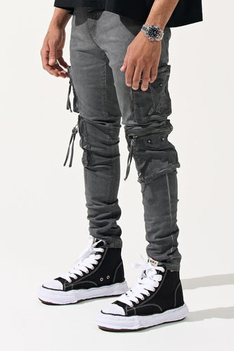 SERENEDE GRANITE Cargo Jeans (GREY)